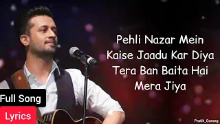 Pehli Nazar Mein Full (Lyrics)- | Race | Akshaye Khanna, Bipasha Basu |Atif Aslam