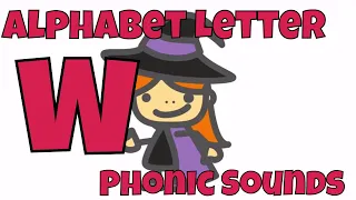 Alphabet Letter Phonic Sounds W - Easy ESL Games