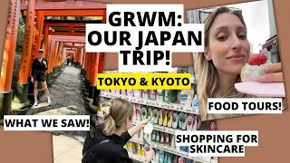 GRWM Skincare & Makeup Routine: Sharing Our Trip to Japan (Tokyo & Kyoto) | Dermatologist