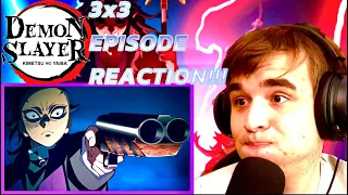 HE HAS A BLICKY?!?! | Demon Slayer Season 3 Episode 3 REACTION and Review