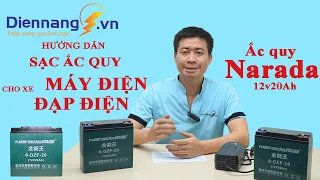 Hướng dẫn sạc ắc quy cho xe máy điện, xe đạp điện