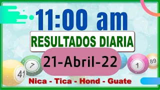 11 AM Sorteo Loto Diaria Nicaragua │ 21 Abril de 2022