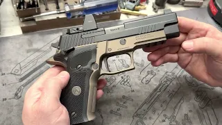 Sig P226 SAO Legion with Porting and Single Stage Trigger Job