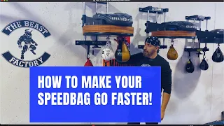 How to make your speedbag even faster!!