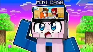 CREO UNA MINI CASA DENTRO DE UNA CHICA POLICIA 😂SRGATO SE ESCONDE DENTRO DE LA PRISION EN MINECRAFT