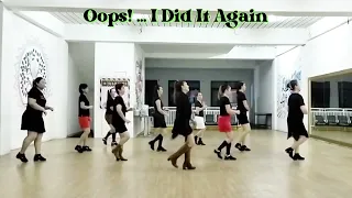 Oops!... I Did Again Line Dance/Choreo : Rarayanti Marwan (INA)/Dance : BOLMONG Line Dance