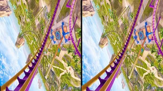 3D SBS Roller Coasters Google Cardboard VR Box 4K