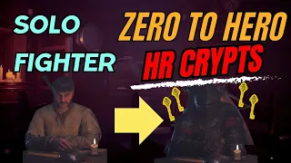 Rank 1 Fighter Zero to Hero HR Crypts (MULTIPLE KEYS PROFIT) - Dark and Darker Guide