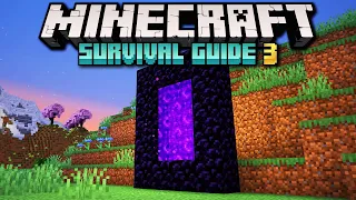 First Time in The Nether! ▫ Minecraft 1.20 Survival Guide ▫ Tutorial Let's Play [S3 Ep.12]