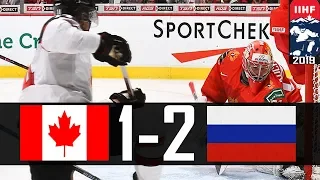 Canada vs Russia | 2019 WJC Highlights | Dec. 31, 2018