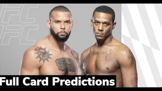 UFC Fight Night: Santos vs. Hill Full Card Breakdown and Predictions !!!!! #UFCVegas59
