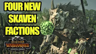 This NEW Skaven Mod Is MASSIVE - 4 New Factions And MORE - Immortal Empires - Total War Warhammer 3