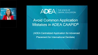 Demystifying the ADEA CAAPID Application Process