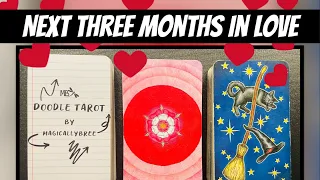 ❤️🤍Next Three Months In Love🤍❤️  Pick a Card Love Tarot Reading