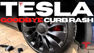 Magbak Rim Protectors for Tesla - These should be made for all rims!