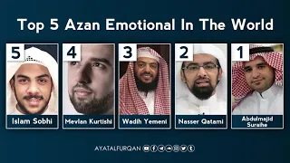 Top 5 Most beautiful Azan in the world 2021 - Part2 - أجمل 5 اذان في العالم