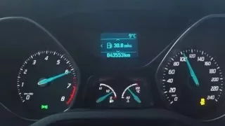 0-100 kph / 0-62 mph | Ford Focus mk3 1.6 TI-VCT 105HP | (no music)