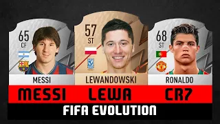 Messi VS Lewa VS Ronaldo FIFA EVOLUTION! 😢💔 FIFA 07 - FIFA 24