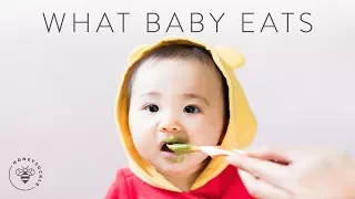 What BABY EATS in a Day (Homemade Baby Food) 👶 | HONEYSUCKLE