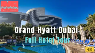 Grand Hyatt Dubai - Full Hotel Tour - Room - Pools - Breakfast Buffet - Dinner Buffet - Gym