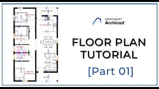 ArchiCAD 24 - Floor Plan Tutorial [Part 01]