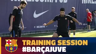 Recovery session before the Champions League debut