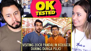 OK TESTED | Visiting A 20cr Pandal in Kolkata During Durga Puja | Reaction