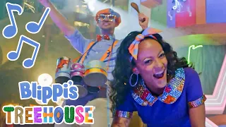 Rock Band (Shake it Together) | BLIPPI'S TREEHOUSE | Amazon Kids+ Original | Songs For Kids