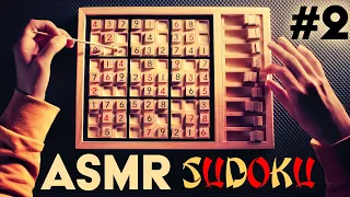 ASMR PUZZLE Wooden Sudoku Solving (n°2) 😴FRENCH Whispering