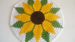 Салфетка ПОДСОЛНУХ Ч-1 Napkin SUNFLOWER P-1