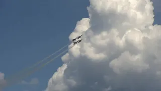 Thunderbirds practice flyovers for U.S. Air Force Academy graduation