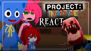 Poppy Playtime React to "Project Playtime" || Gacha Club || Project Playtime || Poppy Playtime