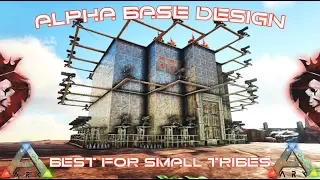 Alpha Base Design | Best For Small Tribes | ARK: Survival Evolved
