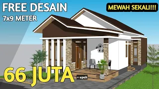 Rumah Minimalis Modern Terbaru 3 kamar tidur - 7x9 Meter