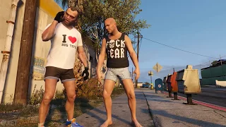 GTA 5 Пьяные мужики развлекаются Моды