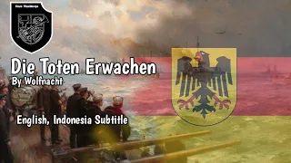 Die Toten Erwachen - WOLFNACHT  || German Navy song || German March + English, Indonesia Translation