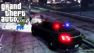 GTA 5 LSPDFR EPiSODE 91 - LET'S BE COPS - CITY PATROL (GTA 5 PC POLICE MODS) UNMARKED TAURUS