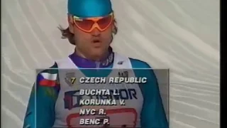 1993 02 26 Чемпионат мира Фалун лыжные гонки 4x10 км этафета мужчины