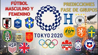 FÚTBOL EN TOKIO 2020 | PREDICCIONES (FASE DE GRUPOS)