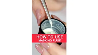 Masking Technique (That Won't Ruin Your Brushes!) #shorts