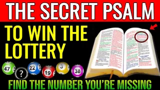 THE ONLY PSALM CAPABLE OF REVEALING THE WINNING NUMBERS OF THE LOTTERY!!!