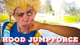 JUMP FORCE - Naruto & Sasuke vs Goku & Vegeta (HOOD DBZ & Naruto)