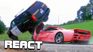 React: 10 MOST Insane POLICE CHASES