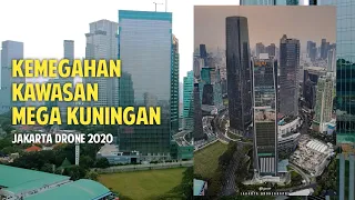 Drone View Kawasan Mega Kuningan Jakarta Selatan