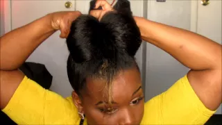 Simple Bow Bun Tutorial