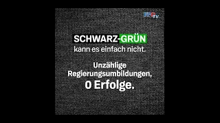 Unzählige Regierungsumbildungen, 0 Erfolge: Schwarz-Grün kann es einfach nicht!