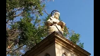 Adrano omaggio floreale al monumento in onore a San Nicolò Politi mercoledi 2 agosto 2017