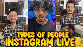 Types of people on Instagram Live | Chimkandi