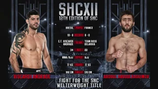 SHC XII - VISCARDI ANDRADE VS ABDOUL ABDOULRAGUIMOV - MMA