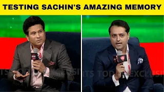 Does Sachin Tendulkar remember all his 700+ international dismissals? Watch to find out!